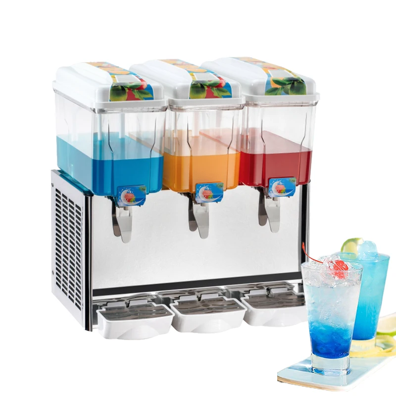 

Production 3 Tanks Cold Drink Juice Dispenser For Restaurant Use
