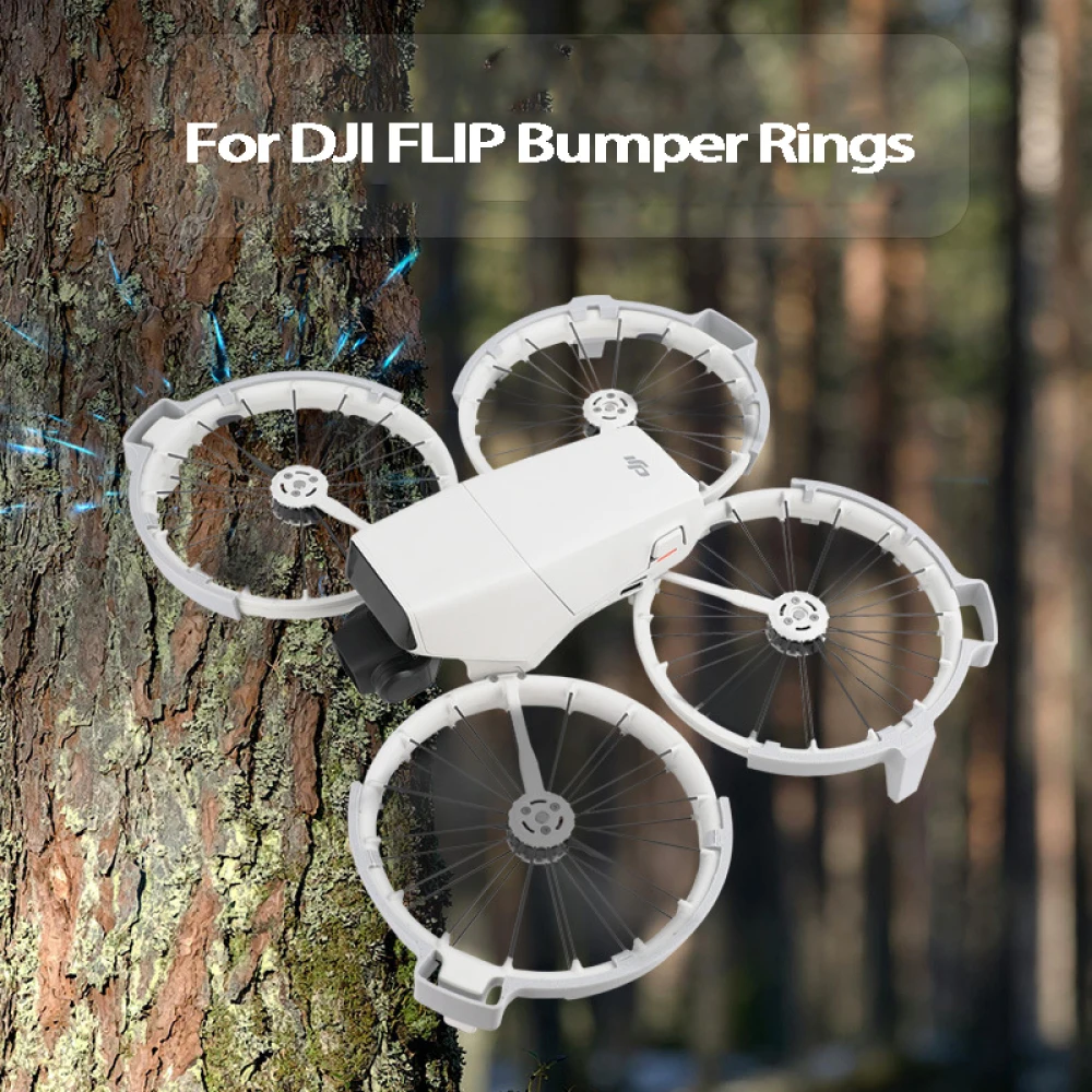 Acheter Protection d'Hélice avec Trépied Surélevé pour Drone DJI Flip, vue latérale