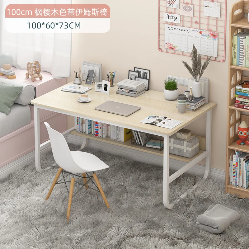 Desk Bookshelf Integrated Computer Office Table Girl Bedroom and Household Simple Writing Study Table and Chair Office Furniture hot Office Furniture