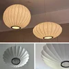 Silk LED Pendant Lamp Denmark Designer Modern Hanging Light for Living Room Hotel Restaurant Factory Direct High-End Home Decor 5