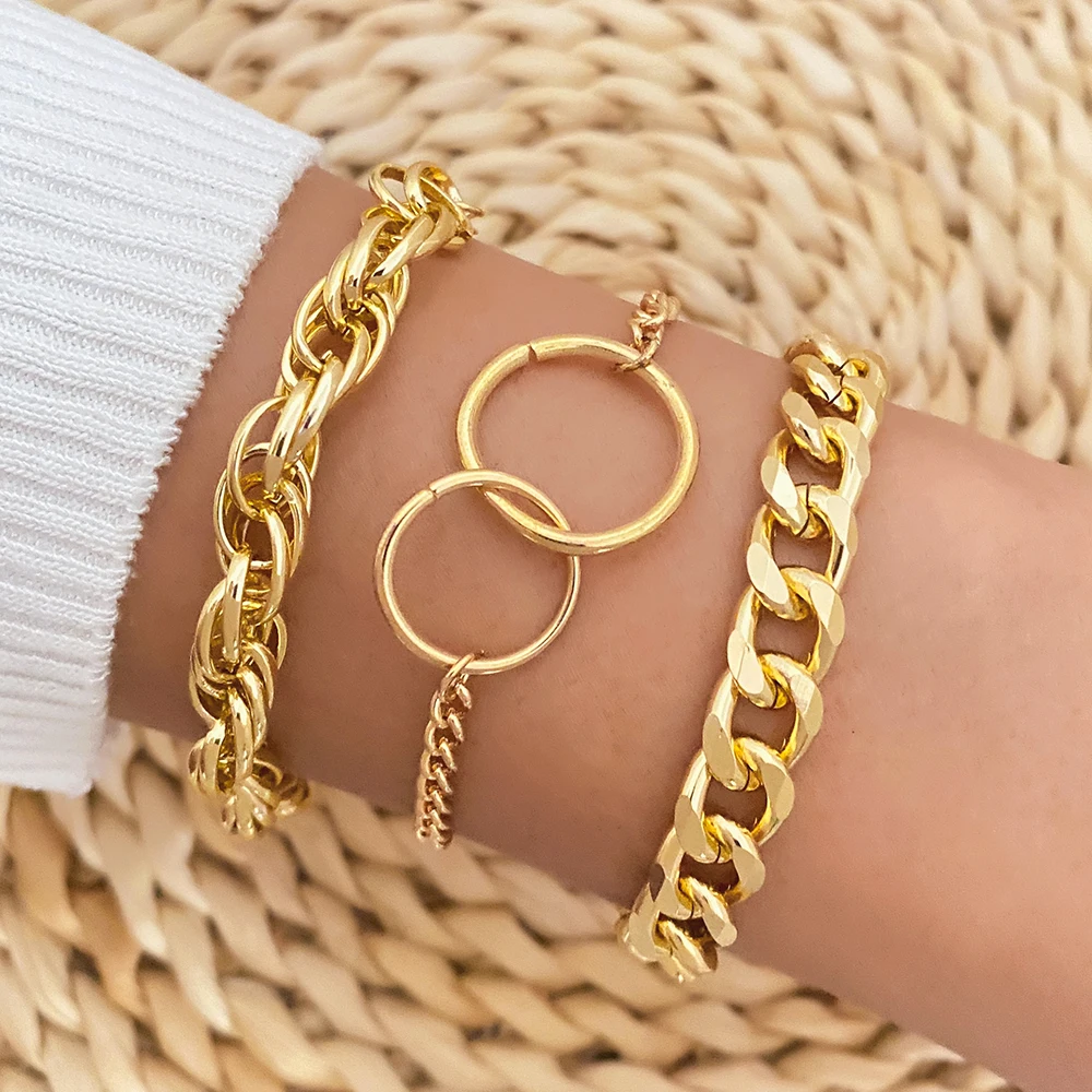 Gold Chain Bracelets Women Trend Bracelets Women Gold Bracelet Gold