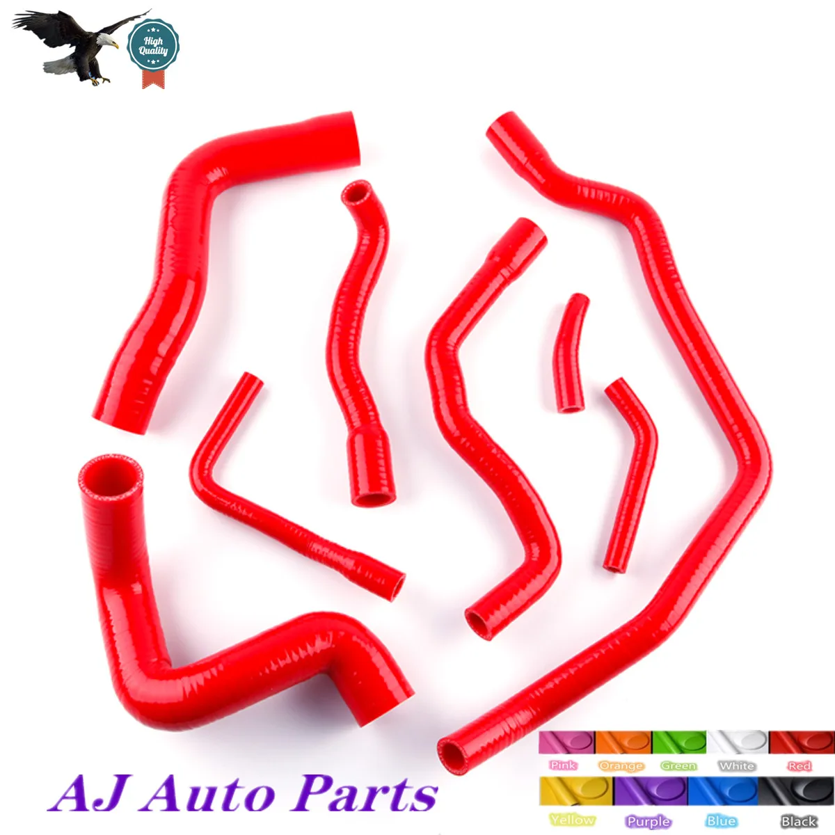 

For 1989-1995 BMW E34 M50 525 525i 528 530 530i Silicone Radiator Hose（3-PLY Hose ）