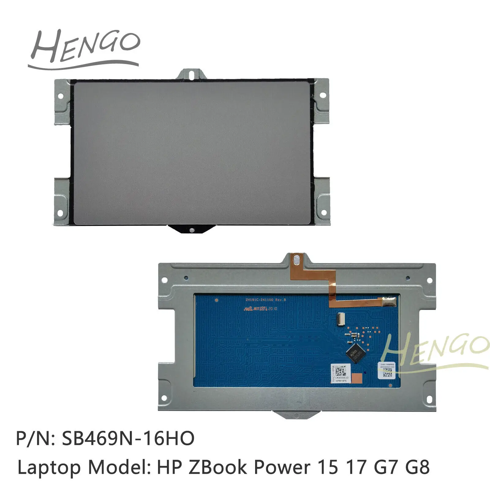 SB469N-16HO Gray Original New For HP ZBook Power 15 17 G7 G8 Touchpad Trackpad Board