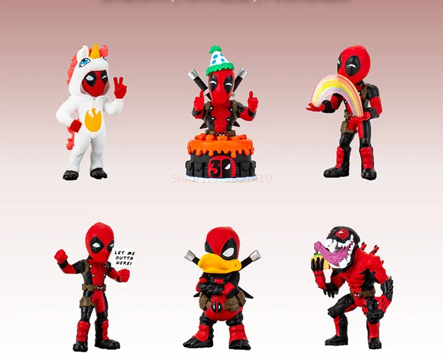 Deadpool Chimichanga Surprise Figures Order 2 4-Pack