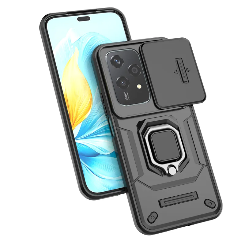 KEYSION Custodia antiurto per HONOR 200 Lite 5G Slide Camera Lens