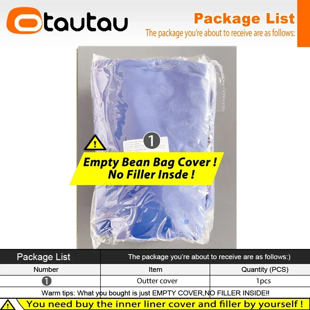 Outdoor Bean Bag Cover Swim Pool Float Lounger Beach Bar Movie Event Bed OTAUTAU DD034