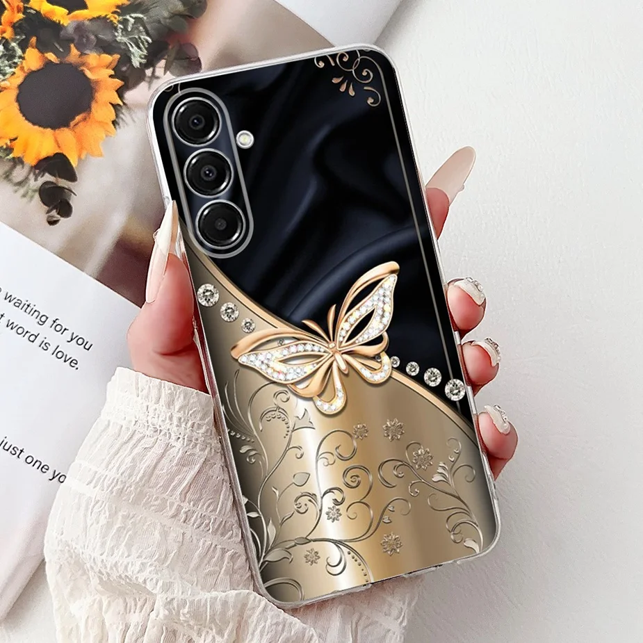 Cute Cat Painted Soft Silicone Phone Case Cover - 6.7