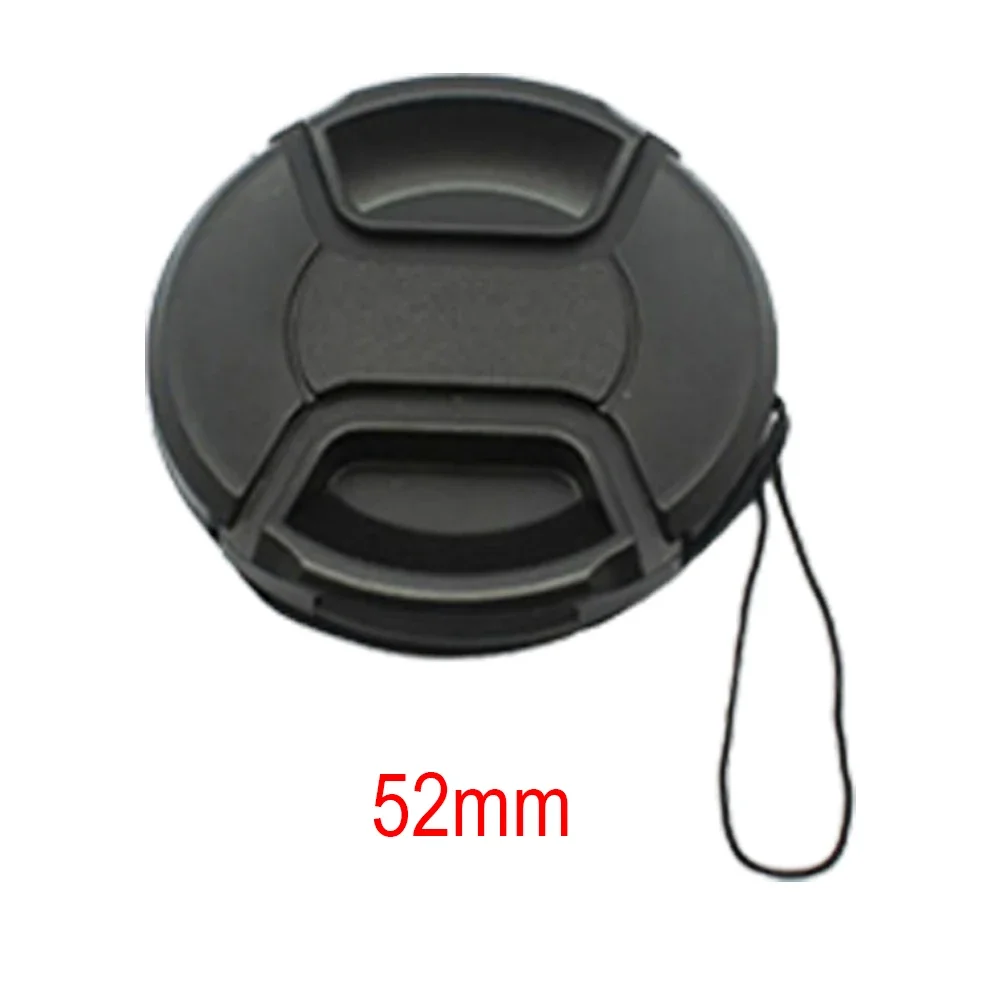 Lens Cap Cover Holder 49/52/55/58/62/67/72/77/82mm Center Pinch Snap-on Cap Cover For All Camera Lens
