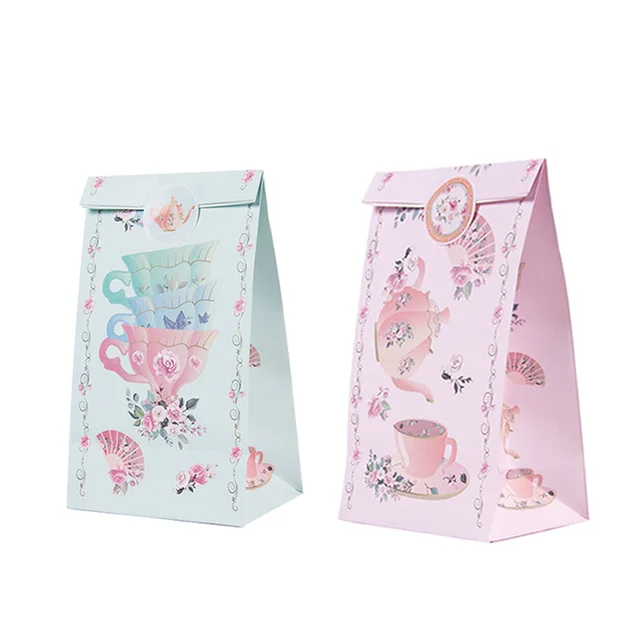 Scatole Regalo A Forma Di Teiera Con Fiori - 12 Pezzi Per Bomboniere Matrimonio, Compleanno, Baby Shower