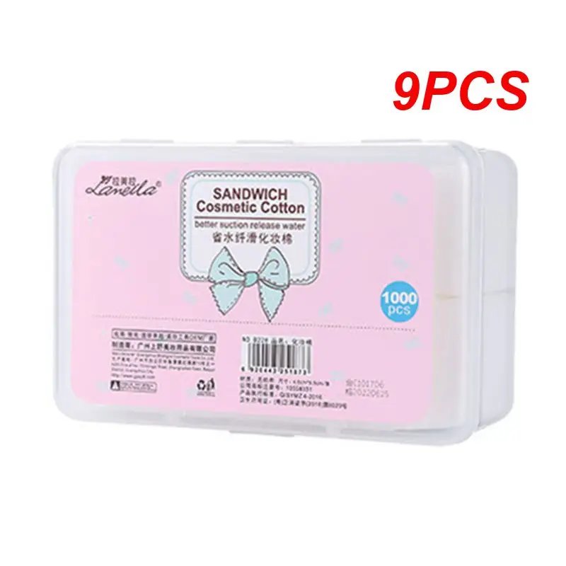 

9PCS Set Disposable Makeup Cotton Wipes Soft Makeup Remover Pads Ultrathin Facial Cleansing Paper Wipe Make Up Tool