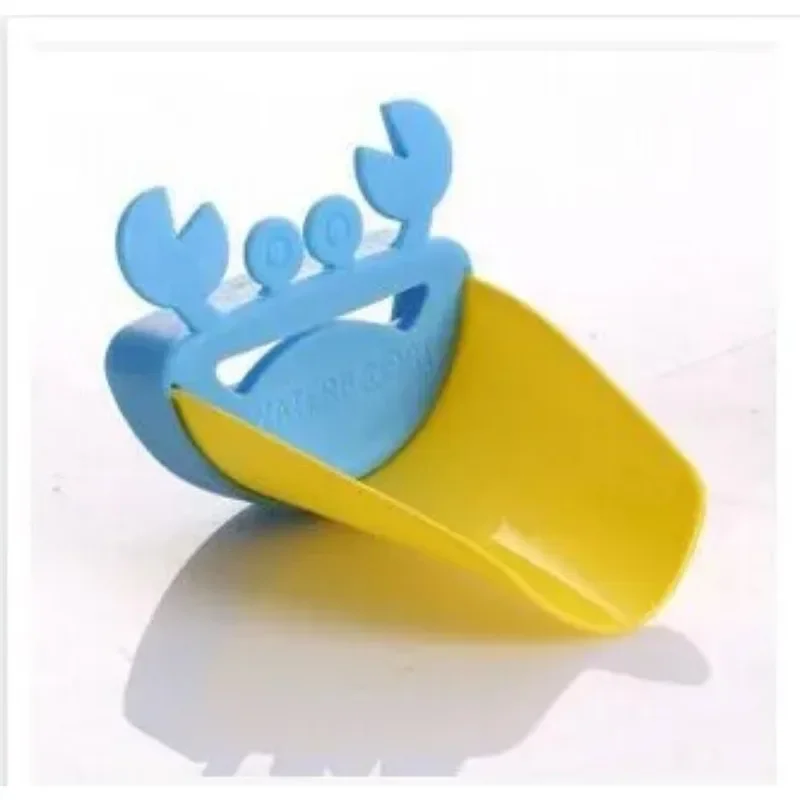 Cute Bathroom Sink Faucet Chute Extender Crab Children Kids Washing Hands 4 colors 3