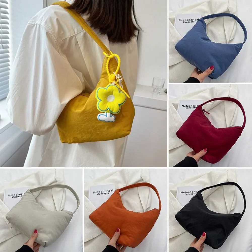 

Вместительная сумка, повседневная однотонная нейлоновая женская сумка-тоут