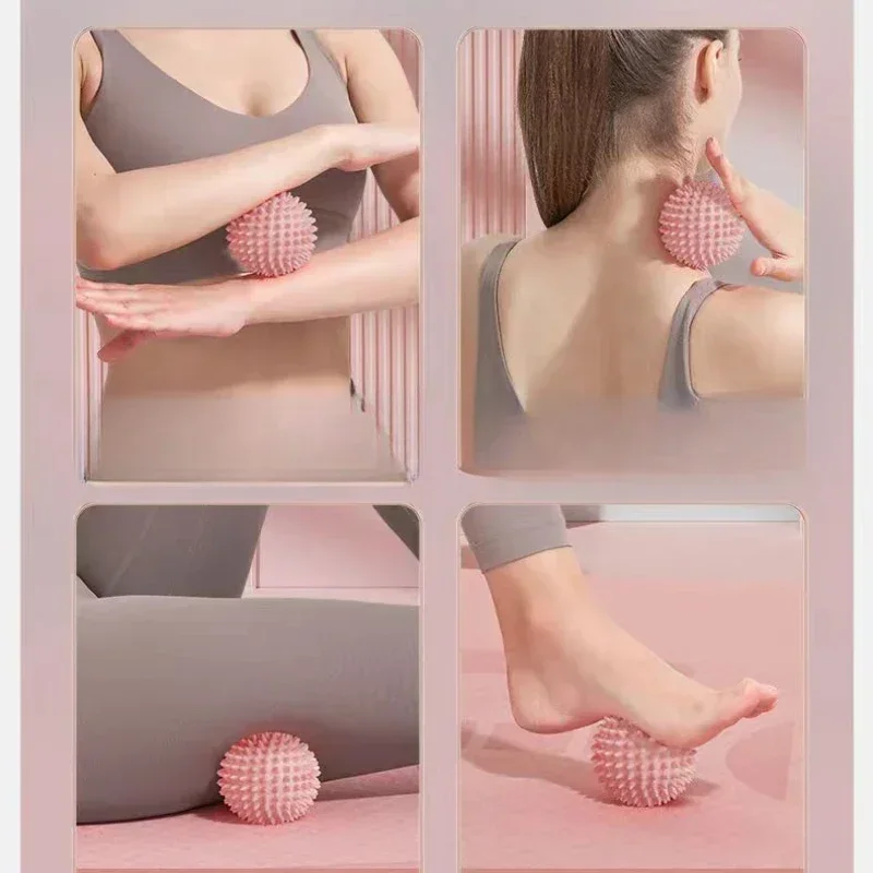 6cm Fascia Ball Muscle Relaxation Massage Yoga Fitness Shoulder Neck Feet Foot Massage Hard Cervical Fascia Meridian Ball massage ball fitness ball