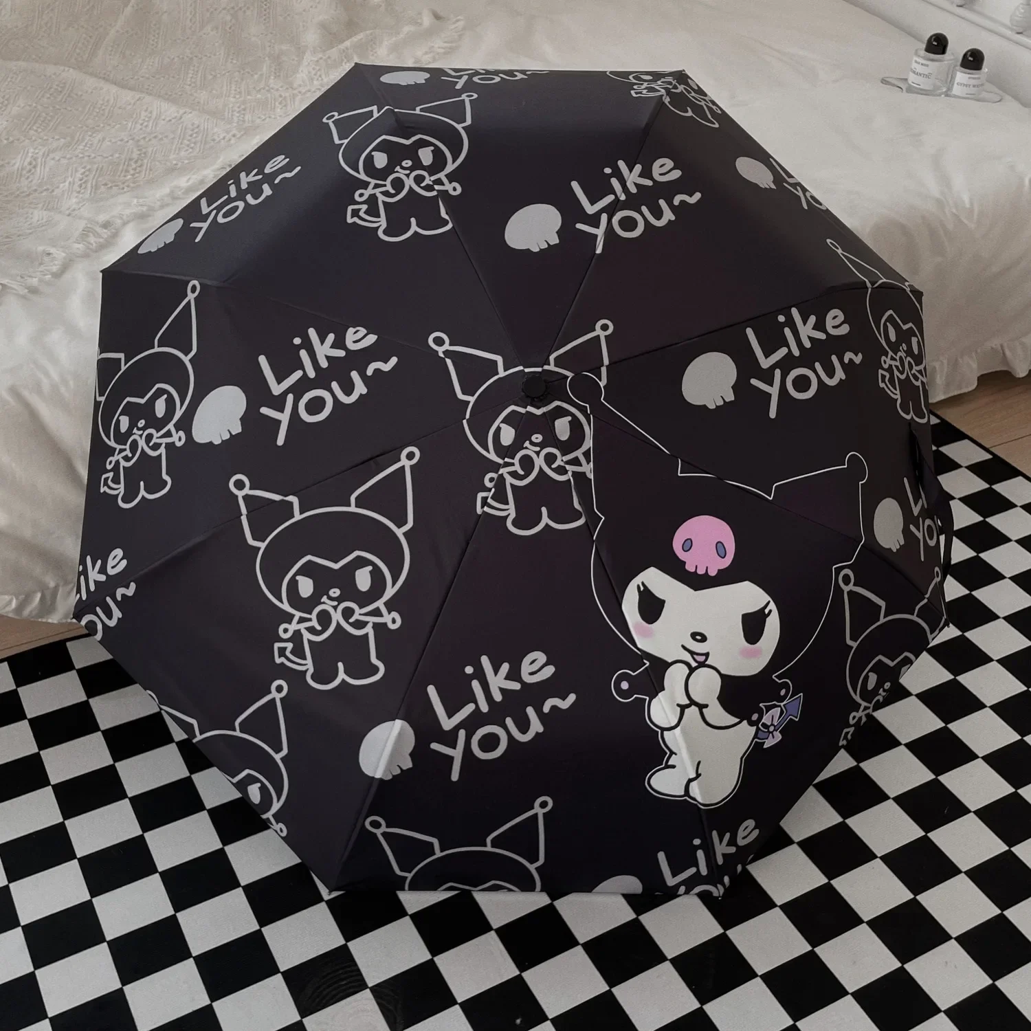

Автоматический зонт Laurel Dog для женщин, компактный складной зонт двойного назначения с защитой от солнца и ультрафиолета