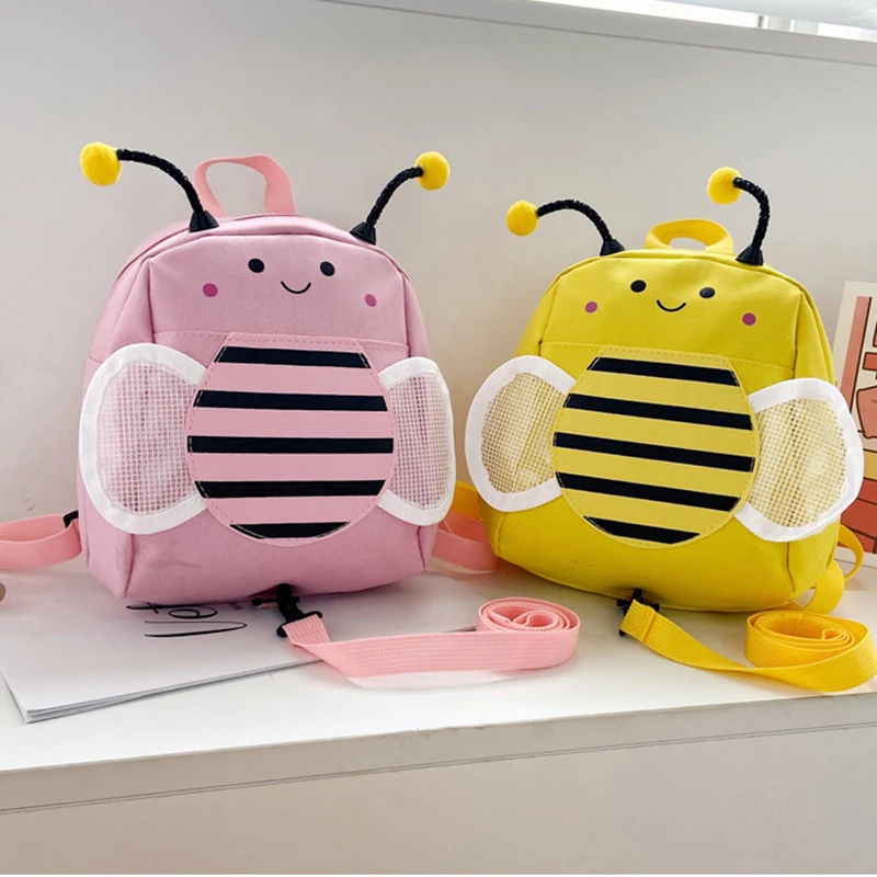 

Новая мультяшная милая сумка через плечо с Пчелкой, Детская сумка для предотвращения путешествий, модный трендовый рюкзак, Детская сумка для хранения
