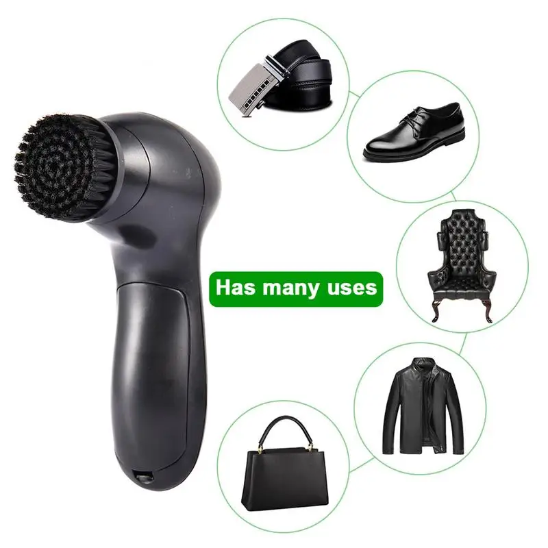 Shoes Scrubber Brushes Portable Shoe Polisher Home Cleaning Tools 4 Multi-purpose Brush Heads Brighten Brush Shine Leather Care 3