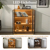 Glass Display Cabinet with Lighting