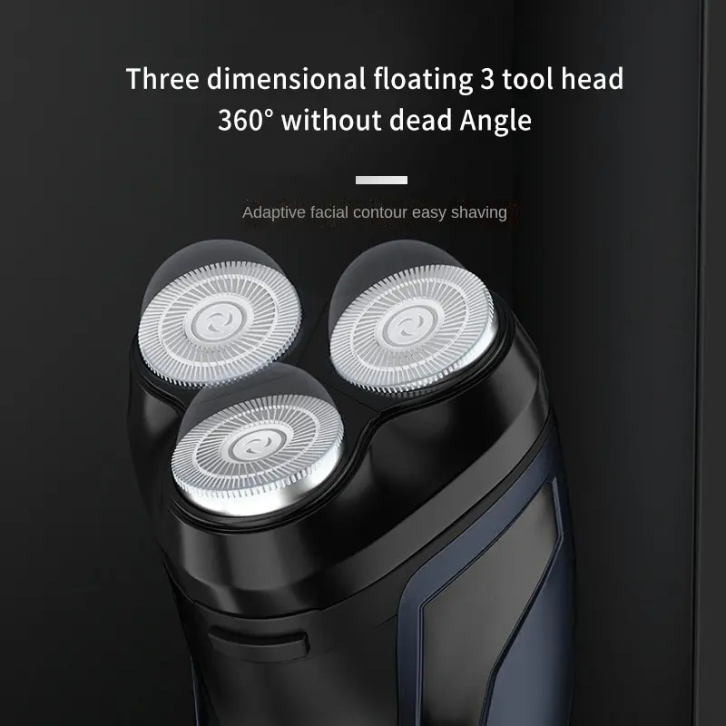 Electric Shaver Rechargeable Razor Shaving Knife Whisker Knife Household Portable Floating Three Tip Water Wash electric shaver