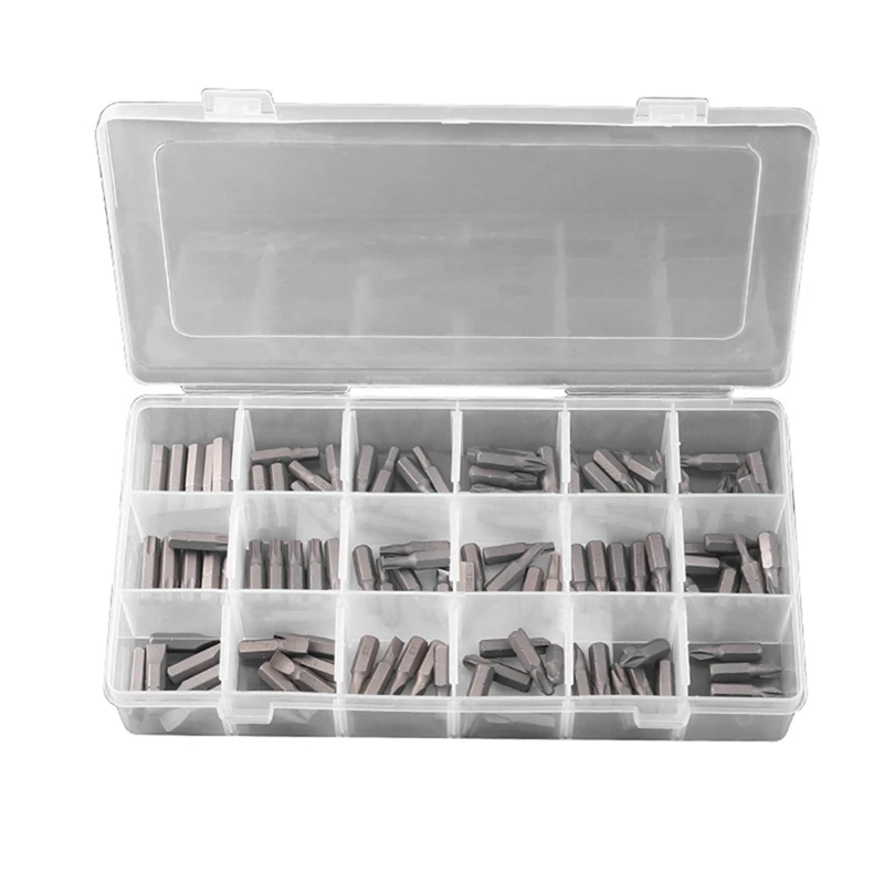 

108-Piece Screwdriver Set Screwdriver Set Carbon Steel Multi-Purpose Screwdriver Set Hardware Tools Silver