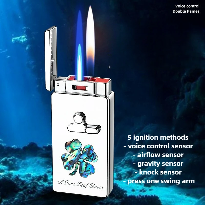 Color Shell Luminous Intelligent Voice Controlled Dual Fire Conversion ...