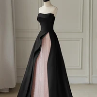 Luxury Elegant Tulle Strapless Long Evening Prom Dresses for Women Summer Elegant Formal Quinceanera Party Ball Gown Dress - Image 3