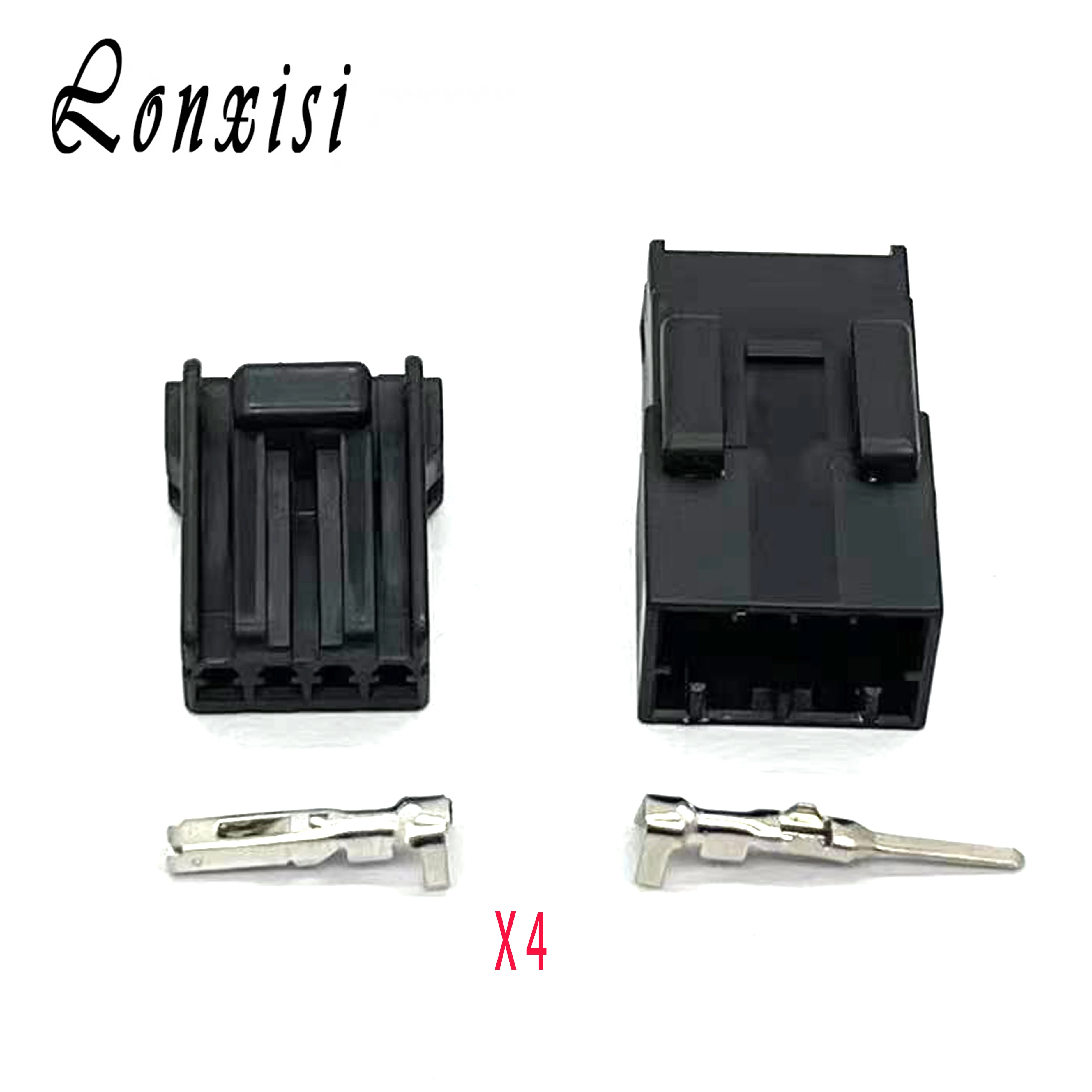 Juego de 5 conectores de cable automotriz de 4 pines 174929-1 174922-1 ...