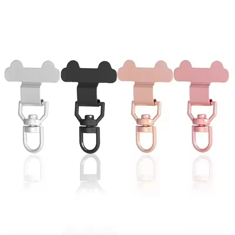 360° Rotatable Ultra-Thin Phone Lanyard Clip with Anti-Lost Strap