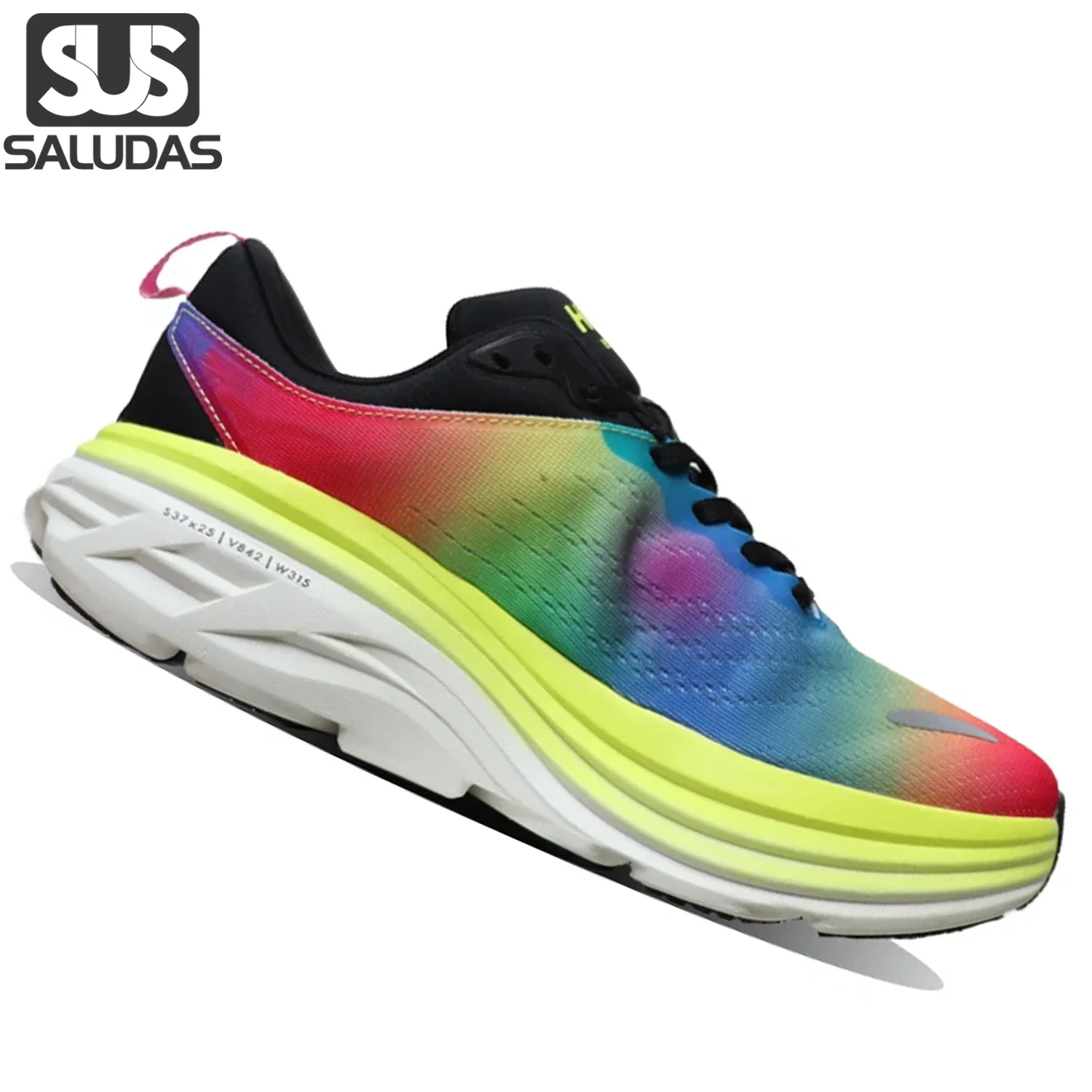 

SALUDAS Bondi 8 Men Sneakers Trainers Running Shoes Athletic Outdoor Sports Shoes Road Jogging Non Slip Casual Sneakers Men Shoe