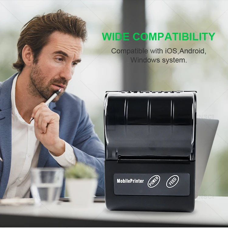 canon ivy mini photo printer Wireless Mini Bluetooth Thermal Printers Portable Thermal Receipt Printer 58mm Mobile Phone Android POS PC Type-C impressora mini portable thermal printer