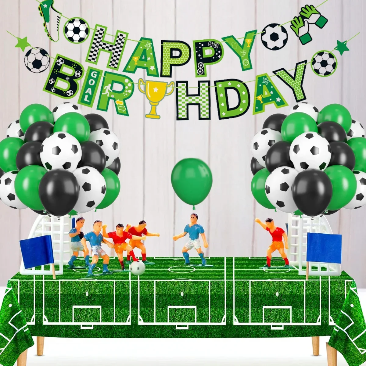 Fußball-Geburtstagsparty-Dekorationen für Sport-Jubiläen, Babypartys, Geburtstagsfeiern und FIFA-Partys