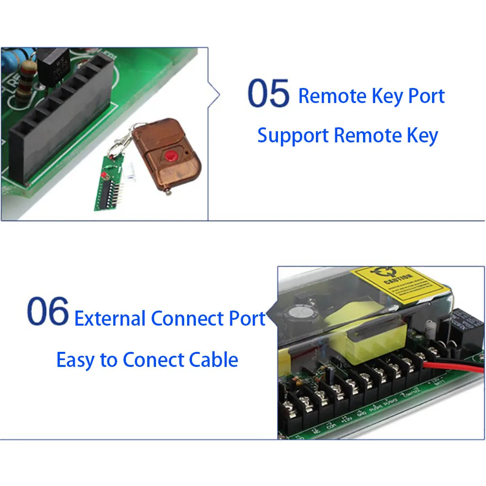 Access Control Power Board AC110-240V DC12-15V 5A Professional Power Controller