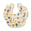 INS Nordic Style Baby Bibs Waterproof Short Sleeve with Pocket Feeding Waterproof Bib Easy Clean Cute Elephant Bibs Soft PU 6
