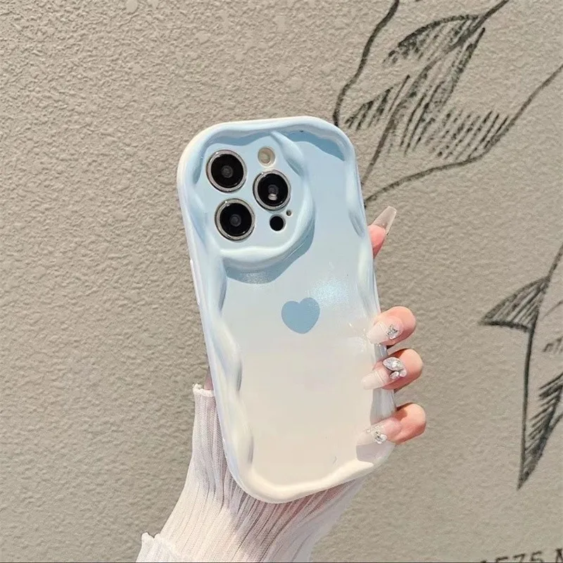 Gradient Love Heart Phone Case