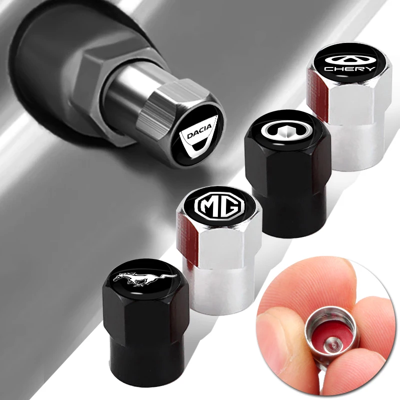 4 шт. колпачки для клапанов автомобильных шин водонепроницаемая крышка Lada Vesta Priora