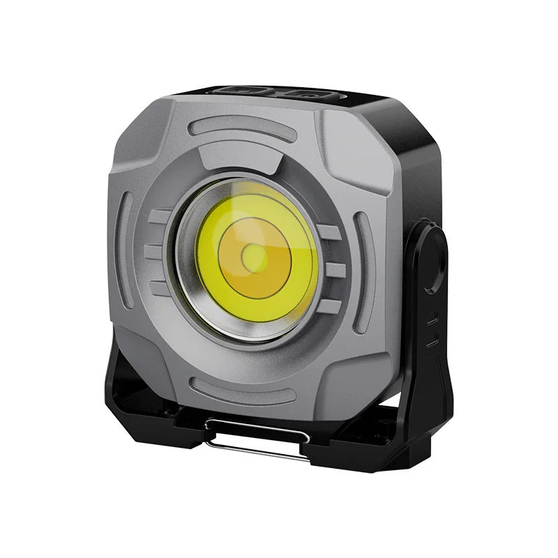 Outdoor camping light multifunctional keychain light portable mini COB work strong magnetic maintenance flashlight