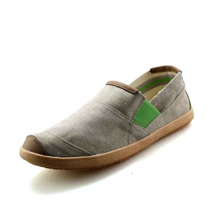 Summer Fashion Canvas Men's Casual Shoes Handmade Weaving Fisherman Shoes Fashion Casual Flat Espadrilles Driving Shoes Big Size 2