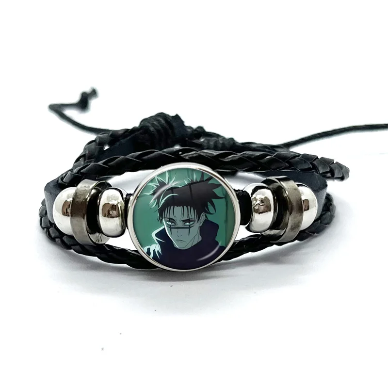 Hot Anime Jujutsu Kaisen Choso Suguru Geto Gojo Sukuna Bracelets Art Multilayer Braided Bracelets Bangles Handmade Jewelry Gifts bangle bracelet woven bracelets