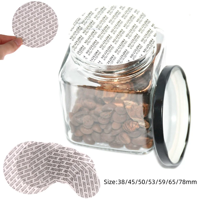Self Adhesive Foam Seal Lining 200Pcs Self-adhesive Foam Pressure Sensitive Seal Cap Lining Tamper Resistant Seals Liner For Cosmetic Jar Bottle Pot 20mm-82mm