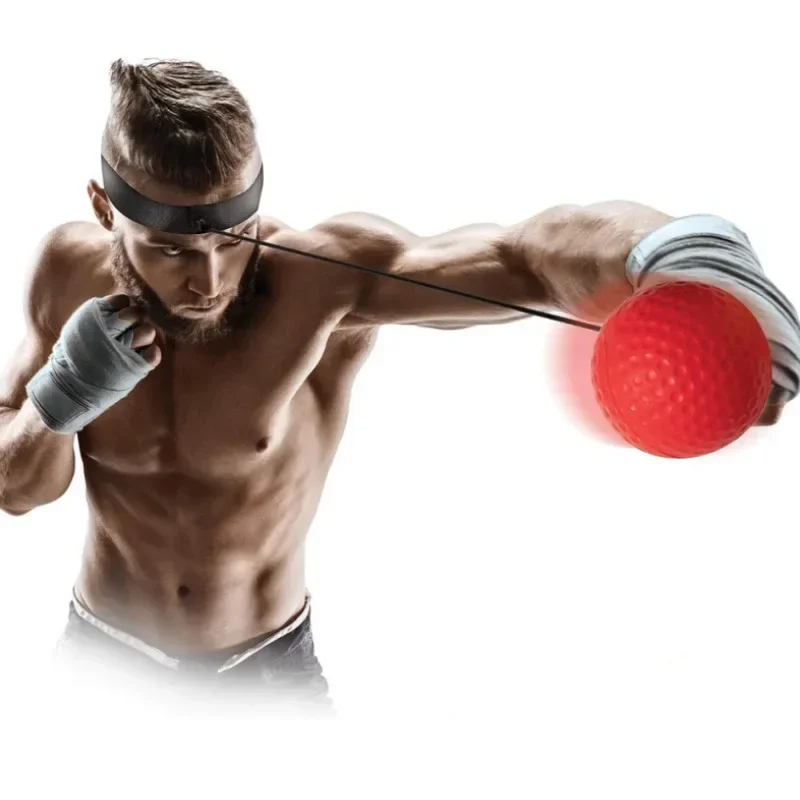 Boxing Training Equipment Boxing Reflex Ball Headband Set Adults Kids Speed Agility Training Reaction Balls Easy To Use