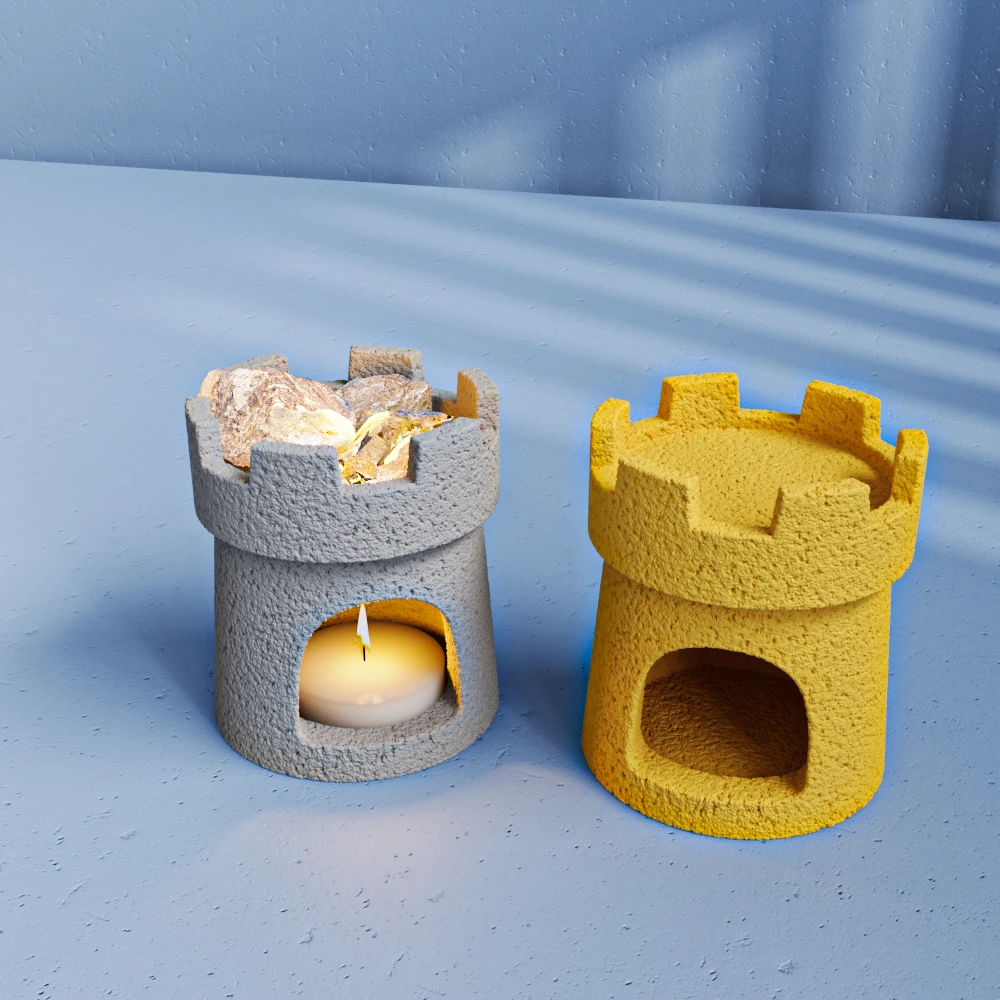 2 Pcs Bougie Moule Moules Pour La Fabrication De Bougies À En Cire