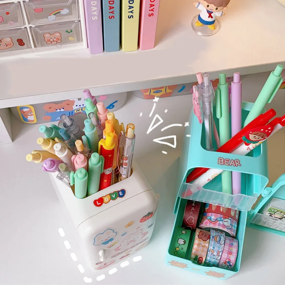 Organizer Refrigerator Pen Holder Desktop Storage