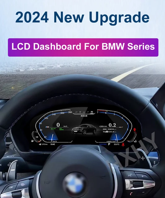 車のデジタルクラスター機器,LCDスピードメーター,BMW 3シリーズ用 