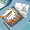 FLOWER Patterns Coloring Book for Holiday Doodles Adult Picture Book Cute Drawing Book Perfect Gift for Party and Birthday ﻿ 6