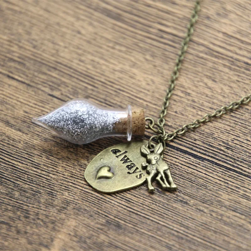 12pcs/lot HP Necklace Always Professor Severus Snape Tears Jewelry