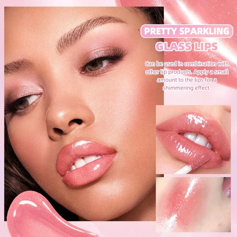 Luminous Taro Purple Lip Gloss with Gold Sparkle – Moisturizing & Plumping Gloss