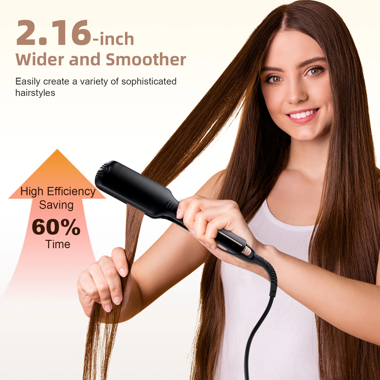 Hair Straightener 10S Quick Heating 12 Temperature Adjustment Curling Iron Hair Styling Appliances