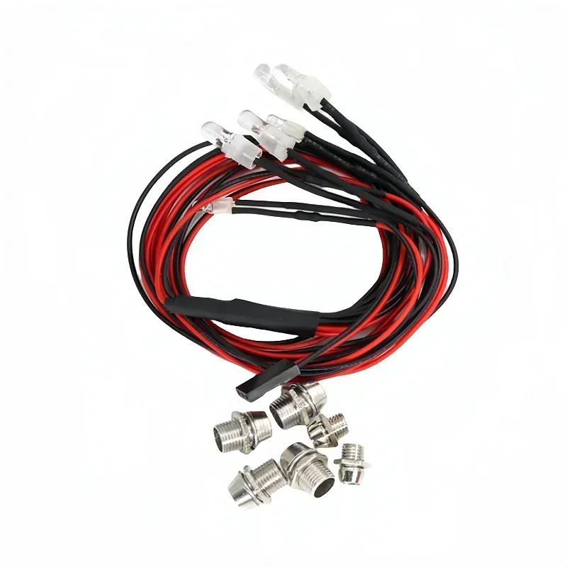 Kit LED Auto RC 2/4/6 Pezzi Faro Bianco Rosso 3-7V