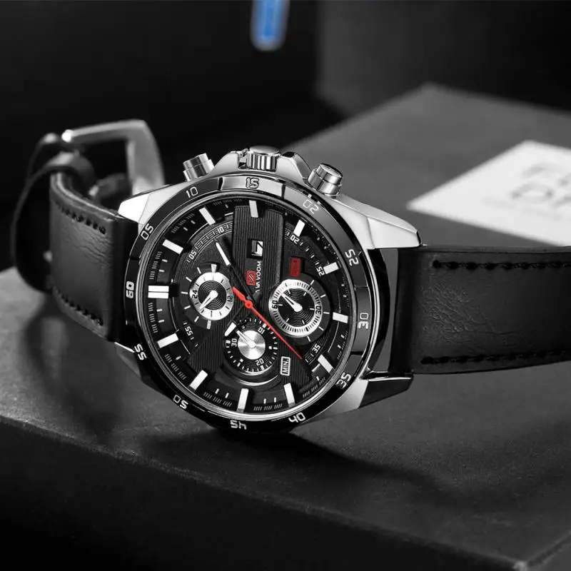 Luxury Fashion Men's Watches Top Brand Business Watch Man Sport Quartz Waterproof Wristwatch Male Reloj Hombre