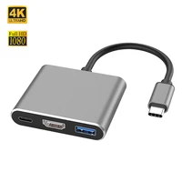 Type-C HUB 4K to HDMI-Compatible Adapter For Nintendo Switch 1080P HD Video Converter 3.0 PD Charging Adapter For MacBook Pro 1