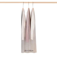 Clothing Dust Cover Transparent Thickened Washable Dust Bag PEVA Household Dust Cover Coat Suit Cover Hanging Pocket 2